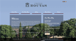 Desktop Screenshot of chateauroutas.com